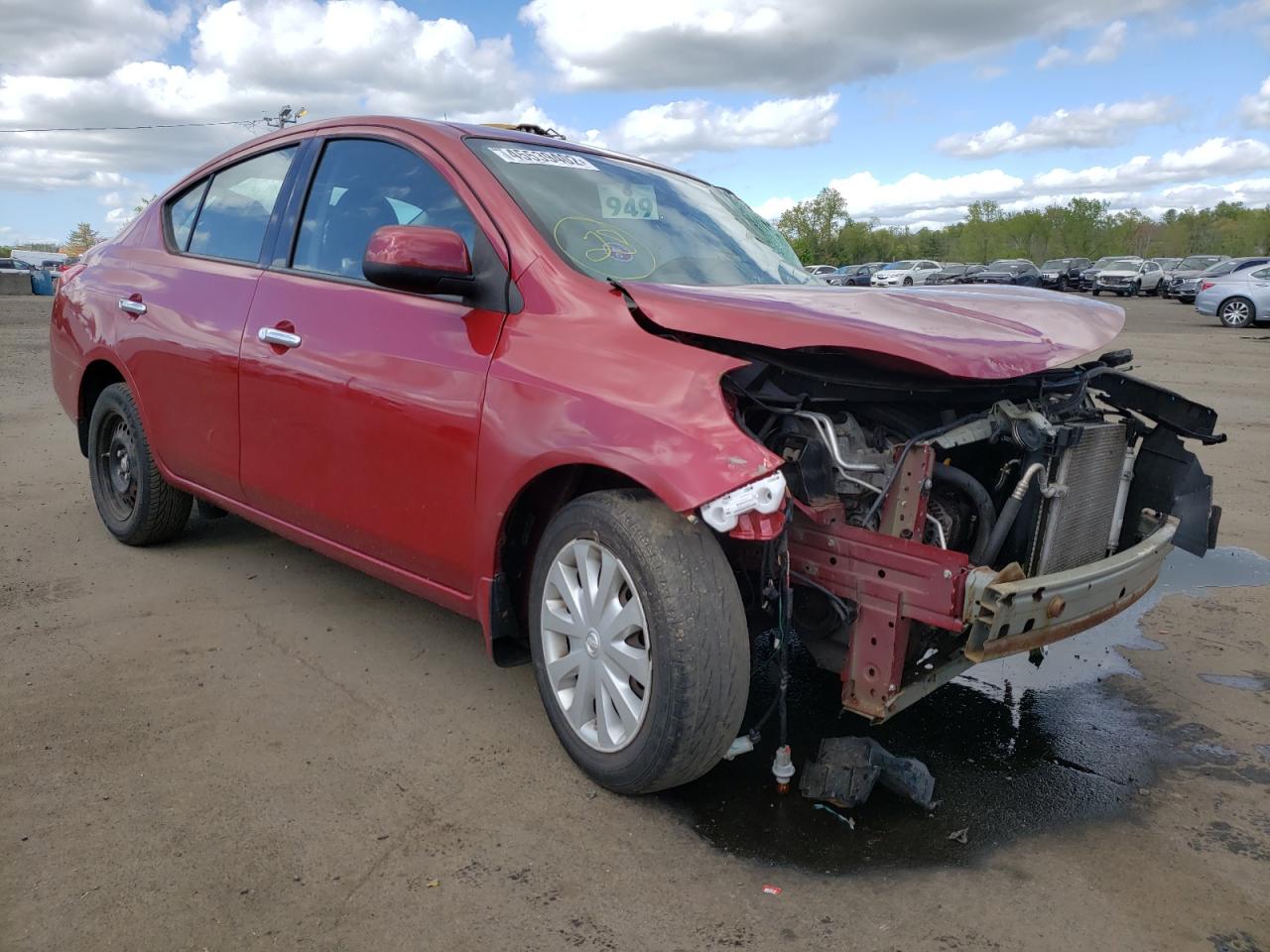 NISSAN VERSA S 2014 with VIN 3N1CN7AP6EL823919 - Photo from auction