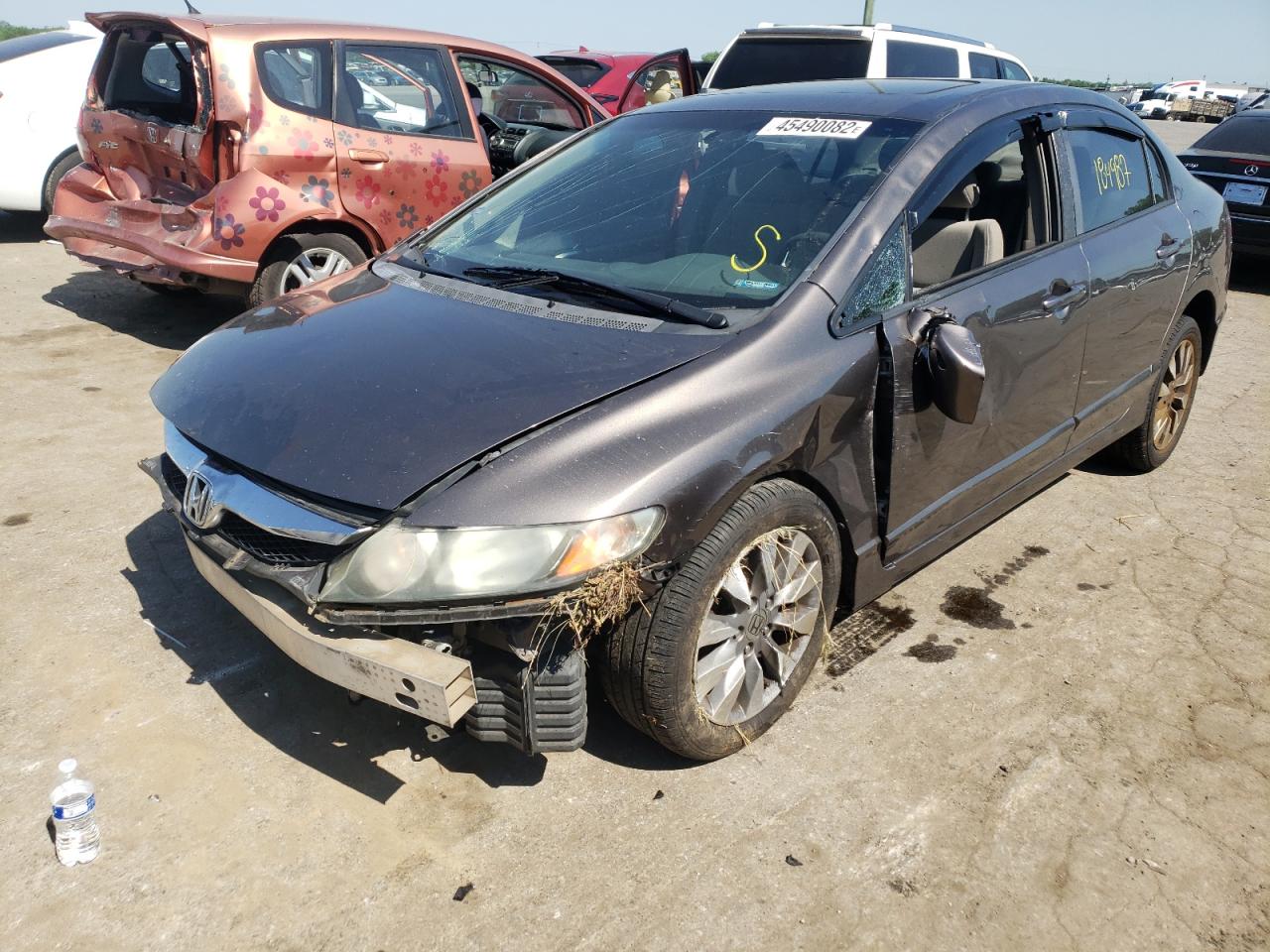 Photo 2 from auction – 2010 HONDA CIVIC EX with VIN 19XFA1F88AE063009