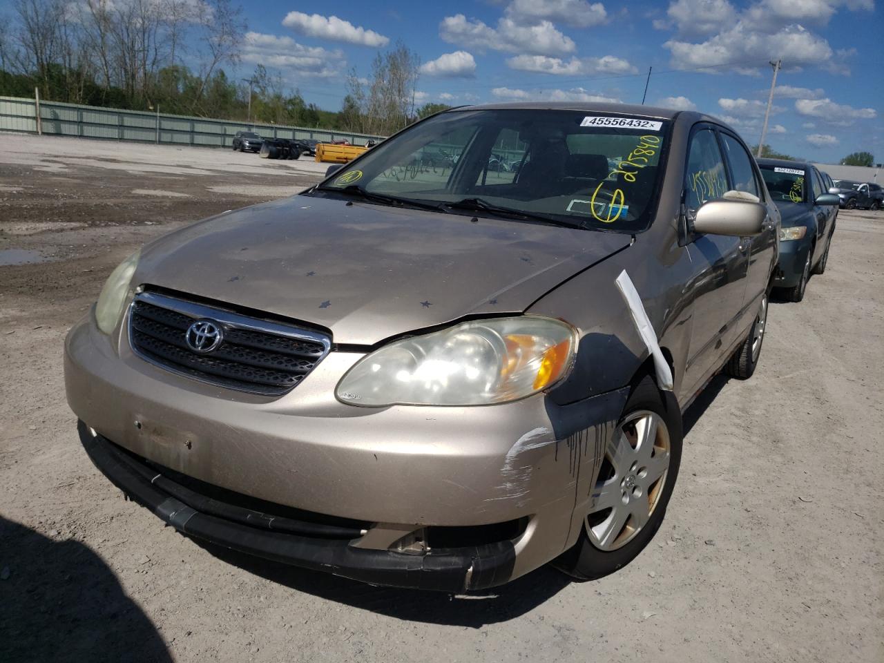 Photo 2 from auction – 2005 TOYOTA COROLLA CE with VIN 2T1BR32E15C321843