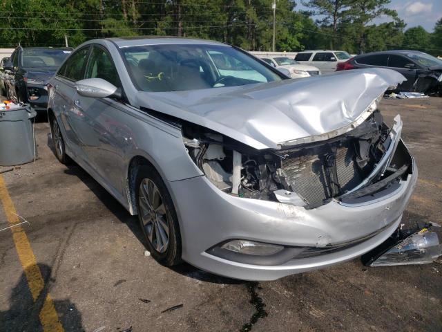 HYUNDAI SONATA SE 2014 with VIN 5NPEC4AC3EH829832 - Photo from auction
