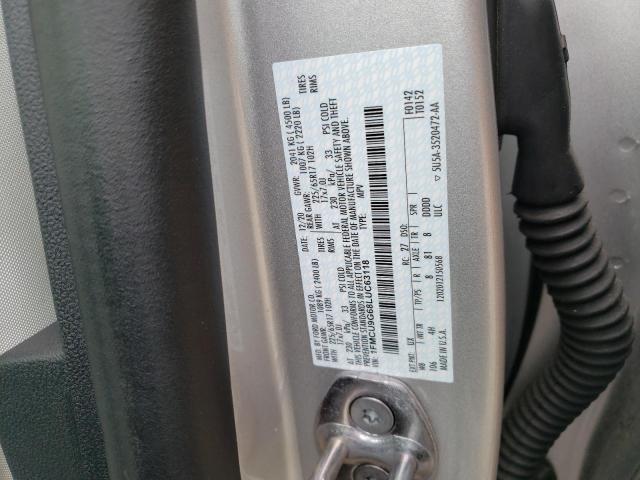 Photo 10 from auction – 2020 FORD ESCAPE SE with VIN 1FMCU9G68LUC63118