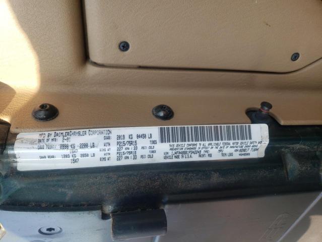 Photo 10 from auction – 2001 JEEP WRANGLER / with VIN 1J4FA49S61P342249