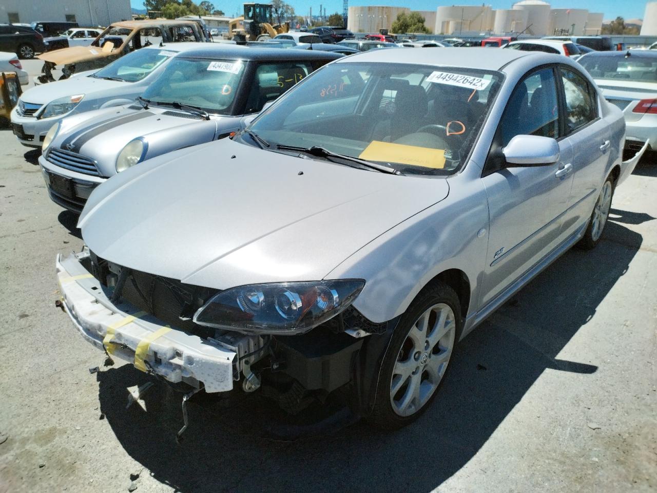 Photo 2 from auction – 2008 MAZDA 3 S with VIN JM1BK324081117538