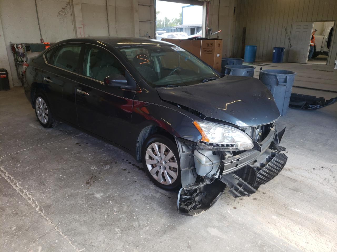 NISSAN SENTRA S 2013 with VIN 3N1AB7AP7DL733869 - Photo from auction