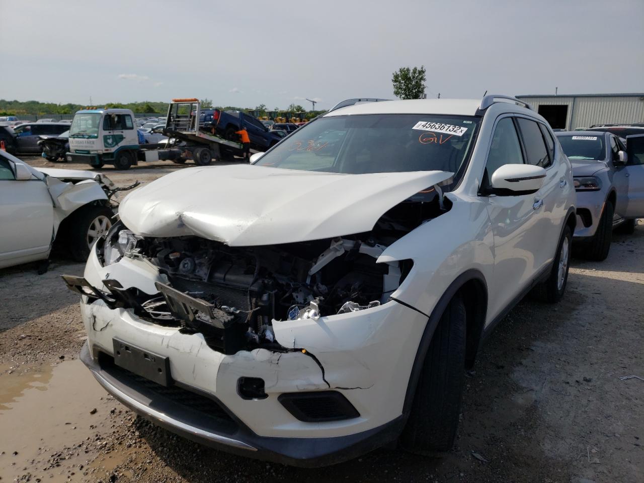 Photo 2 from auction – 2016 NISSAN ROGUE S with VIN KNMAT2MV9GP675361