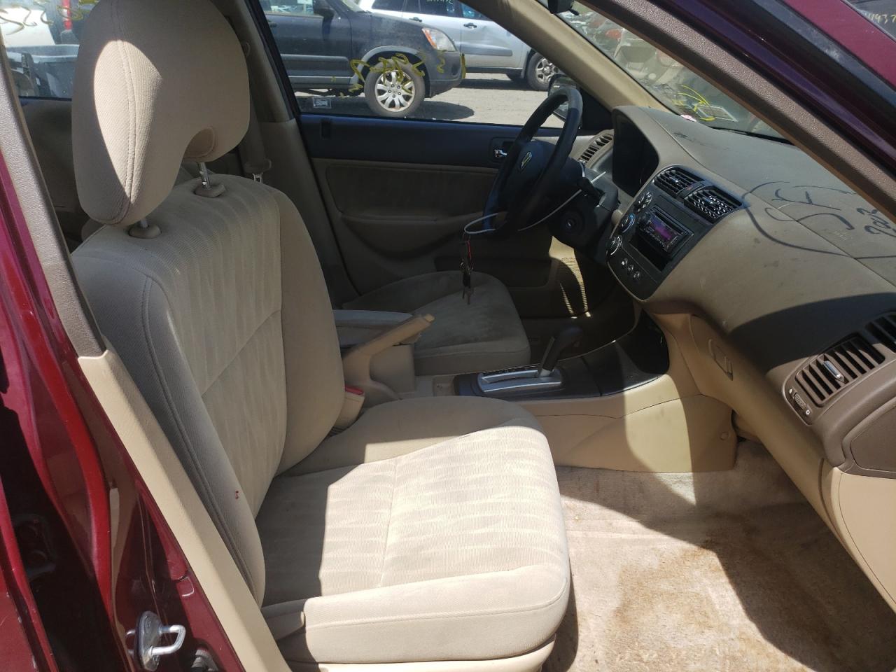 Foto 5 de la subasta – 2003 HONDA CIVIC con VIN 2HGES16543H609554