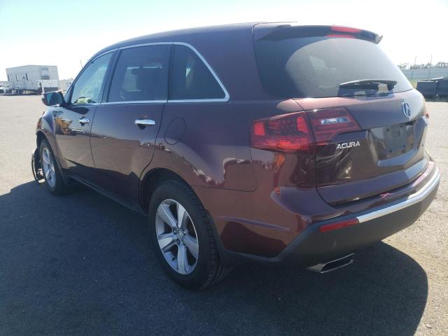 Photo 3 from auction – 2012 ACURA MDX TECHNO with VIN 2HNYD2H30CH532649