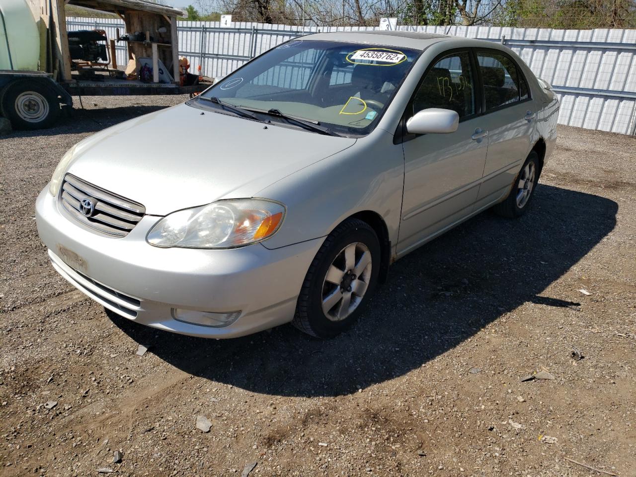 Photo 2 from auction – 2003 TOYOTA COROLLA CE with VIN 2T1BR38E53C745580