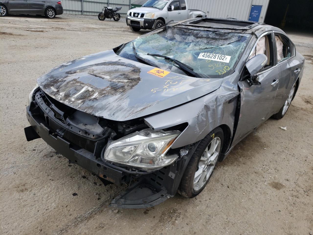 Photo 2 from auction – 2014 NISSAN MAXIMA S with VIN 1N4AA5AP3EC491363