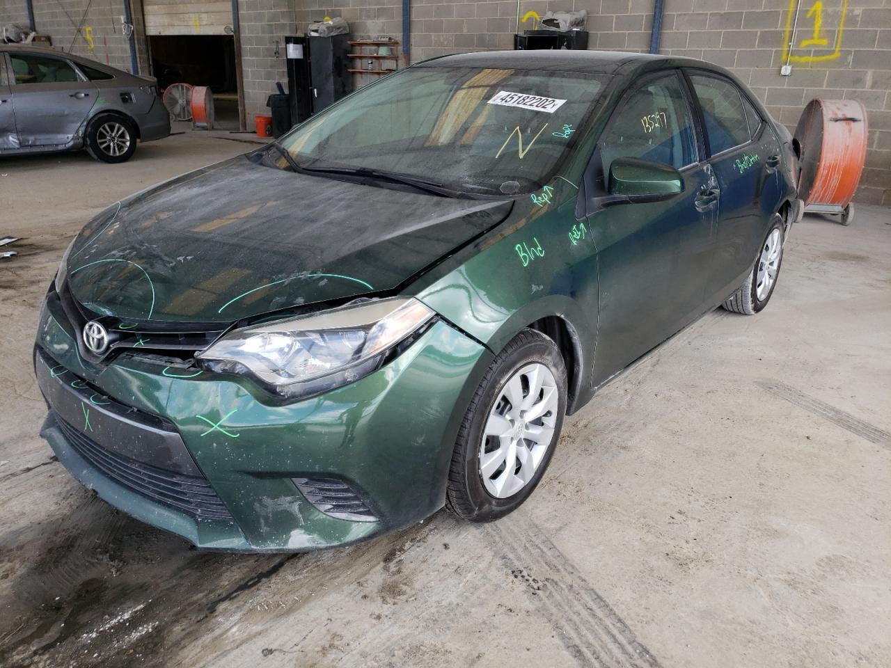 Photo 2 from auction – 2015 TOYOTA COROLLA L with VIN 2T1BURHE5FC436021