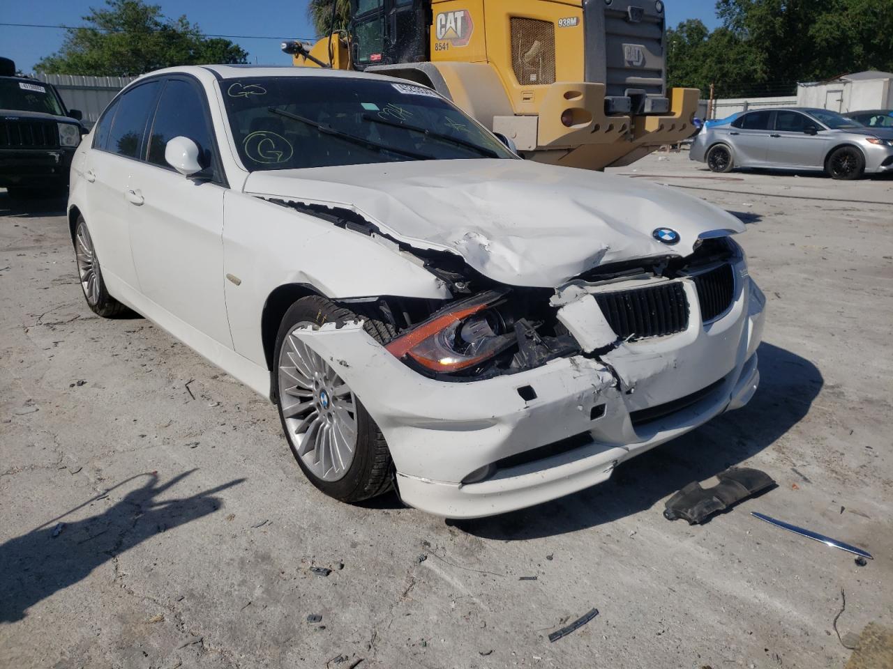 BMW 325 2006 with VIN WBAVD13506KV02511 - Photo from auction