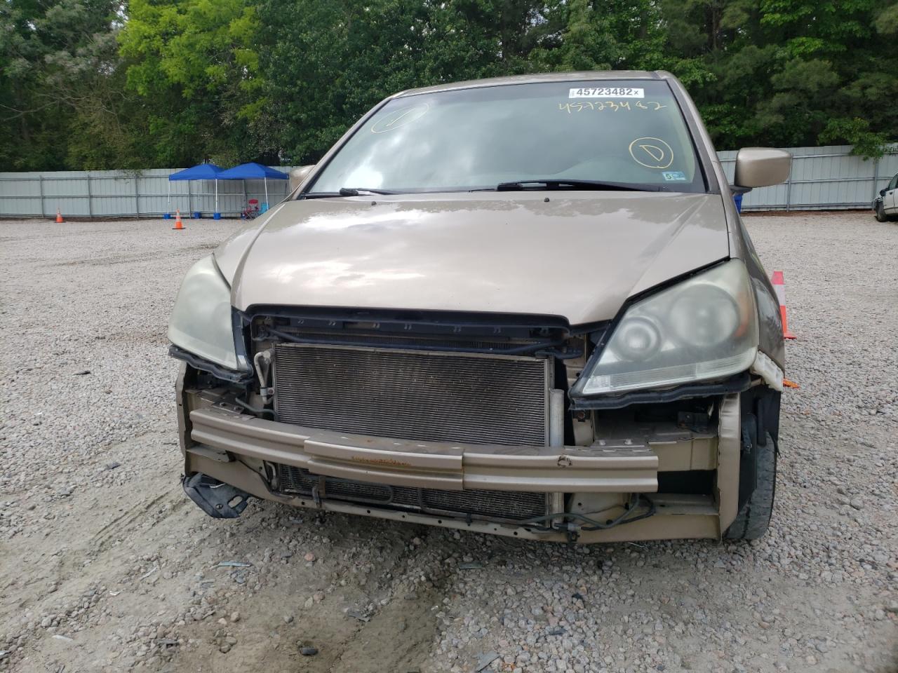 Photo 9 from auction – 2007 HONDA ODYSSEY EX with VIN 5FNRL386X7B101244
