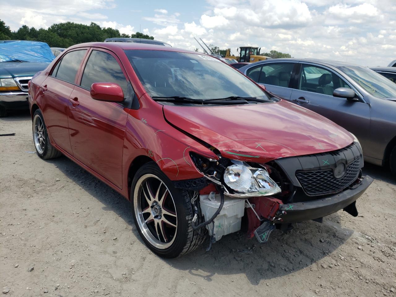 TOYOTA COROLLA BA 2009 with VIN JTDBL40E99J001027 - Photo from auction