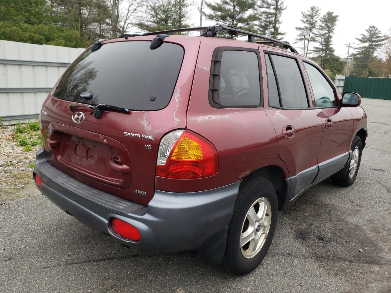 Photo 4 from auction – 2002 HYUNDAI SANTA FE G with VIN KM8SC73D02U332874