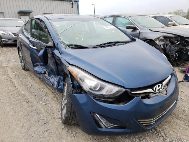 HYUNDAI ELANTRA 2014 with VIN KMHDH4AE4EU163029 - Photo from auction