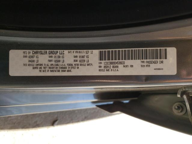 Photo 10 from auction – 2013 CHRYSLER 200 TOURIN with VIN 1C3CCBBB9DN539633