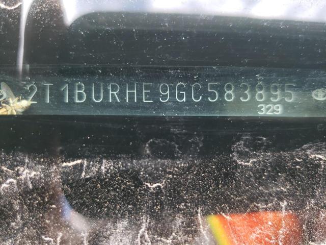 Photo 10 from auction – 2016 TOYOTA COROLLA L with VIN 2T1BURHE9GC583895