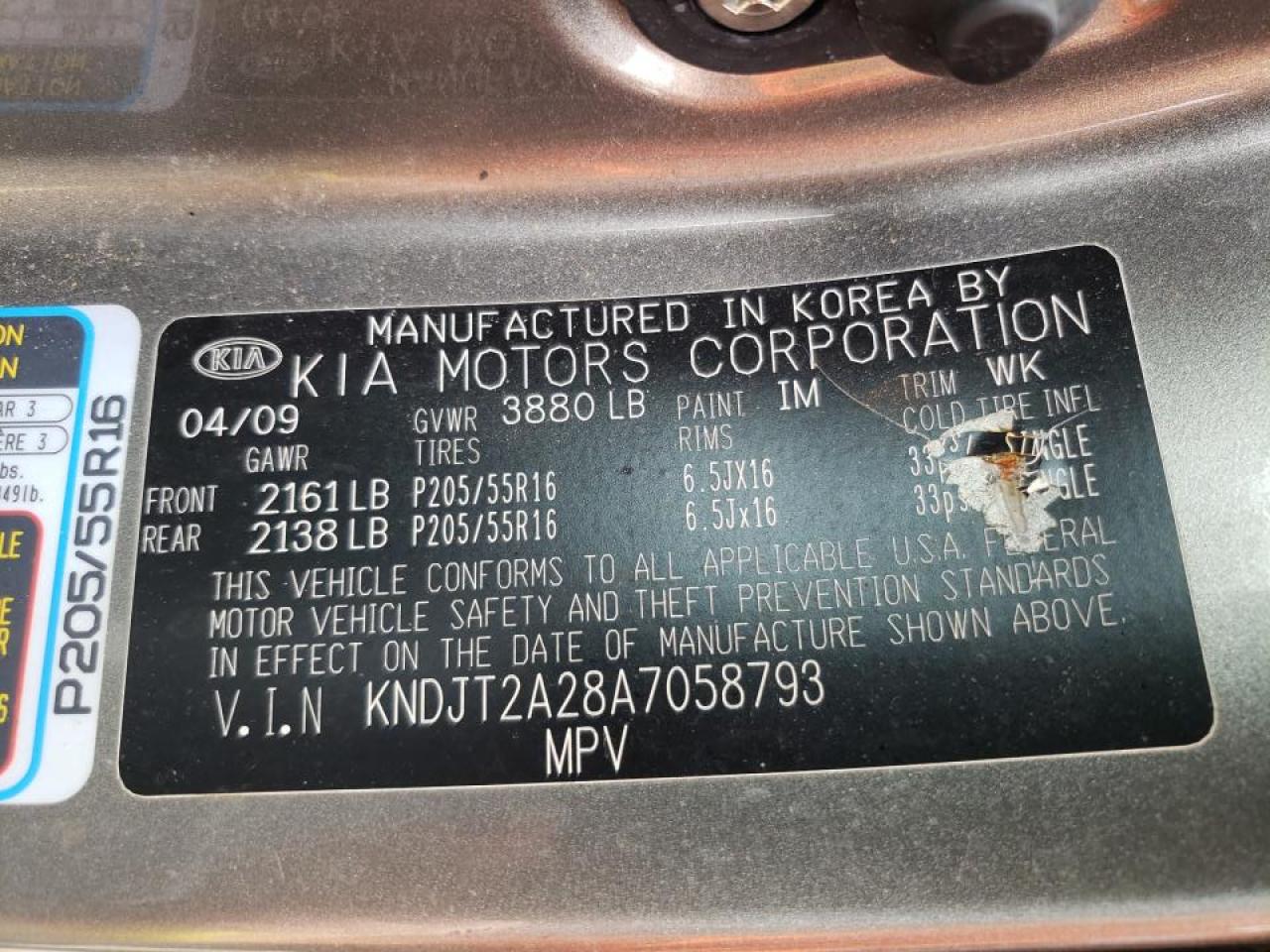 Photo 10 from auction – 2010 KIA SOUL + with VIN KNDJT2A28A7058793