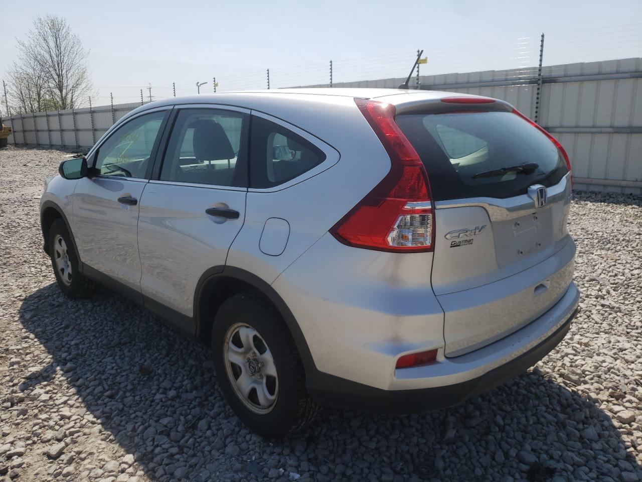 Photo 3 from auction – 2016 HONDA CR-V LX with VIN 5J6RM4H31GL131491
