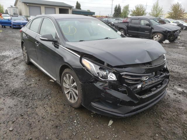 HYUNDAI SONATA SPO 2015 with VIN 5NPE34AF1FH034838 - Photo from auction