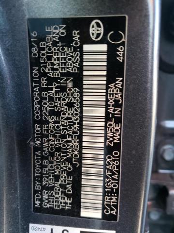 Photo 10 from auction – 2017 TOYOTA PRIUS with VIN JTDKBRFU9H3026589
