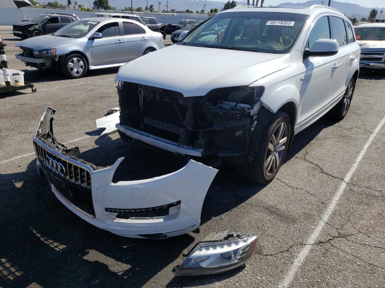 Photo 2 from auction – 2014 AUDI Q7 PREMIUM with VIN WA1LGAFE7ED009936