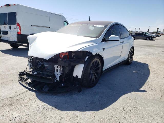 Photo 2 from auction – 2022 TESLA MODEL X with VIN 7SAXCBE65NF332414