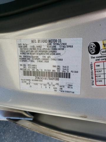 Photo 10 from auction – 2007 FORD FREESTAR S with VIN 2FMZA51617BA09380
