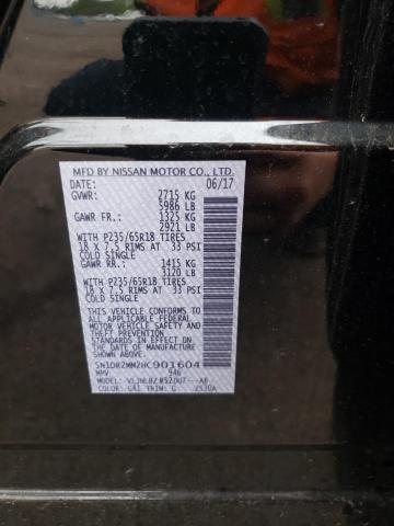 Photo 10 from auction – 2017 NISSAN PATHFINDER with VIN 5N1DR2MM2HC901604