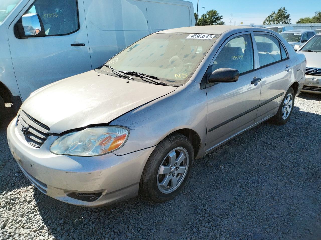 Photo 2 from auction – 2003 TOYOTA COROLLA CE with VIN 1NXBR32E93Z016540