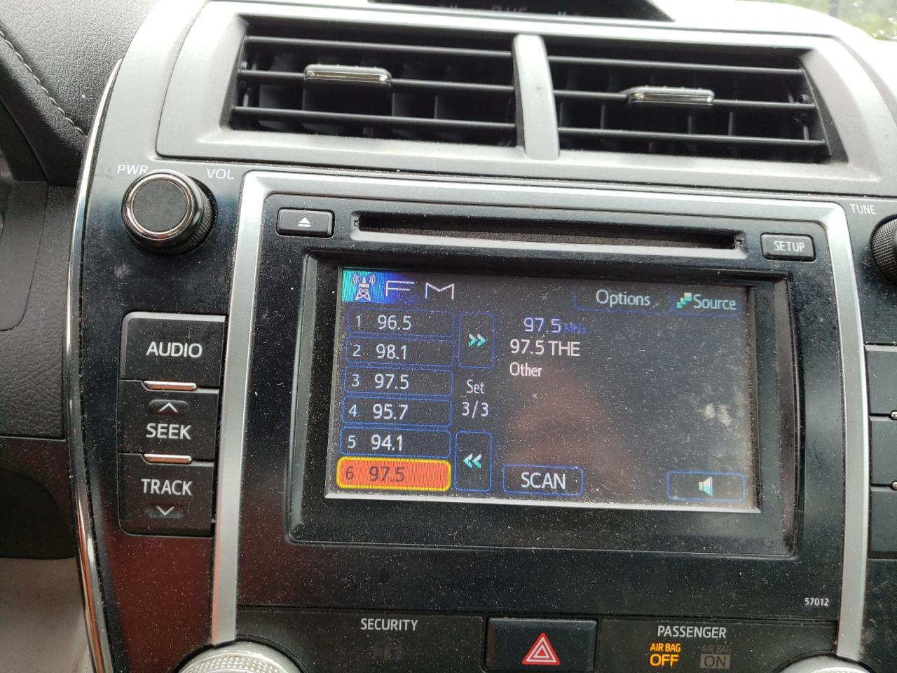 Photo 9 from auction – 2012 TOYOTA CAMRY BASE with VIN 4T4BF1FK4CR172231