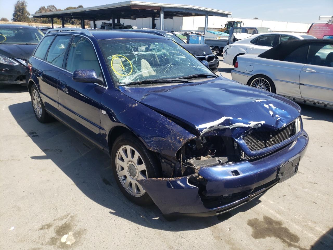 AUDI A4 2.8 AVA 2000 with VIN WAUKH28D3YA036756 - Photo from auction