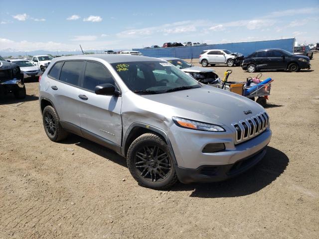 JEEP CHEROKEE S 2015 with VIN 1C4PJLAB2FW517190 - Photo from auction