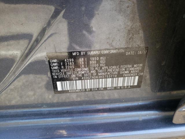 Photo 10 from auction – 2017 SUBARU IMPREZA PR with VIN 4S3GTAD63H3753719