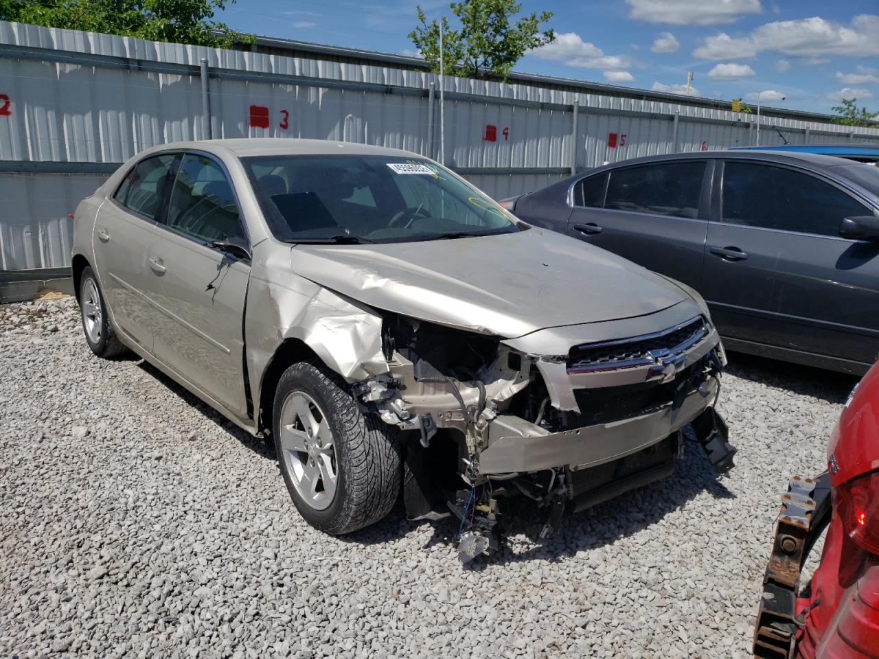 CHEVROLET MALIBU LS 2013 with VIN 1G11B5SA3DF185271 - Photo from auction