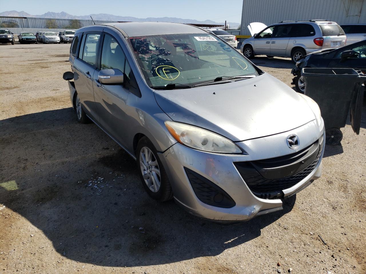 MAZDA 5 2013 with VIN JM1CW2BL0D0154549 - Photo from auction