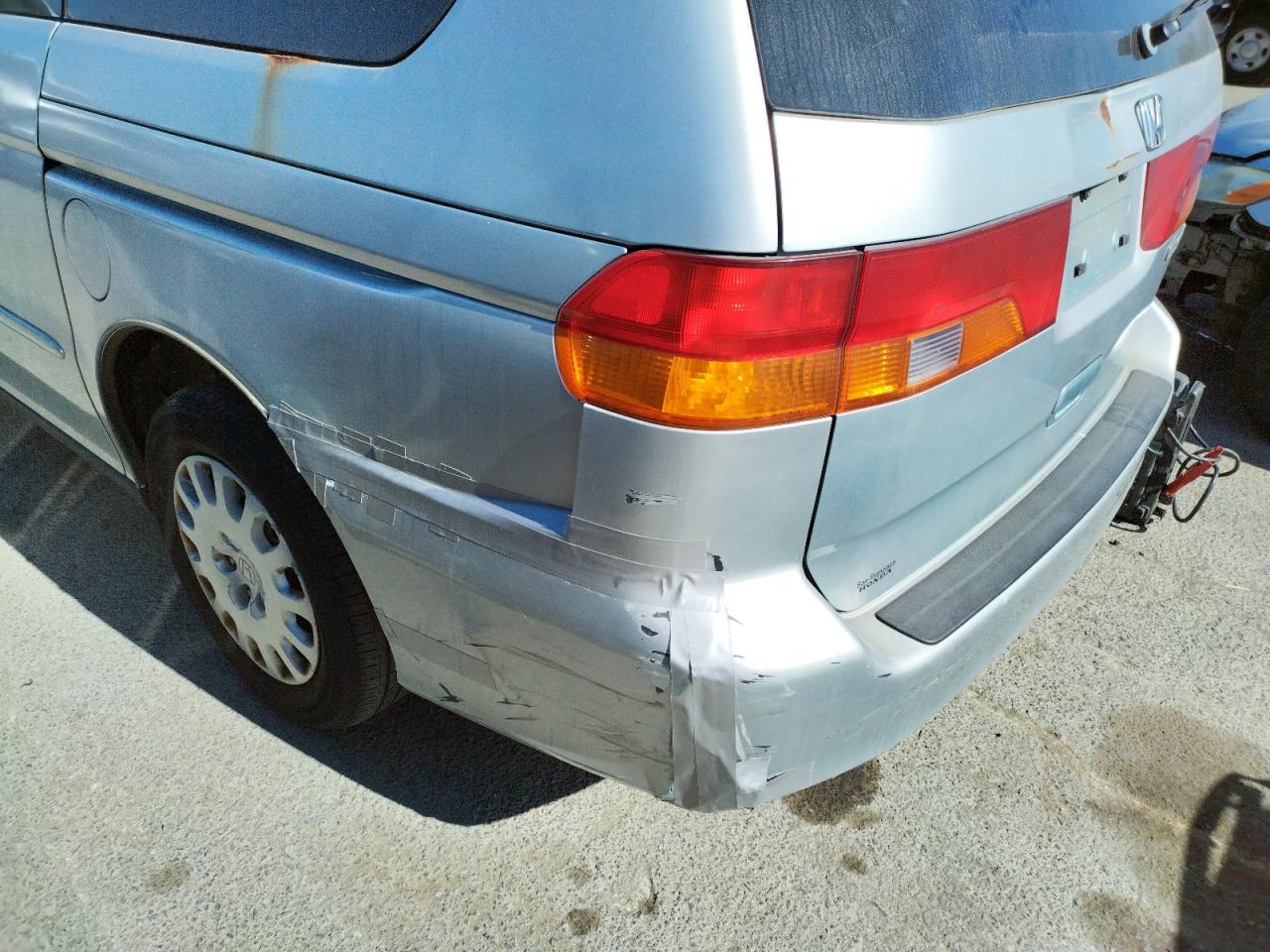 Photo 9 from auction – 2002 HONDA ODYSSEY LX with VIN 2HKRL18552H586642