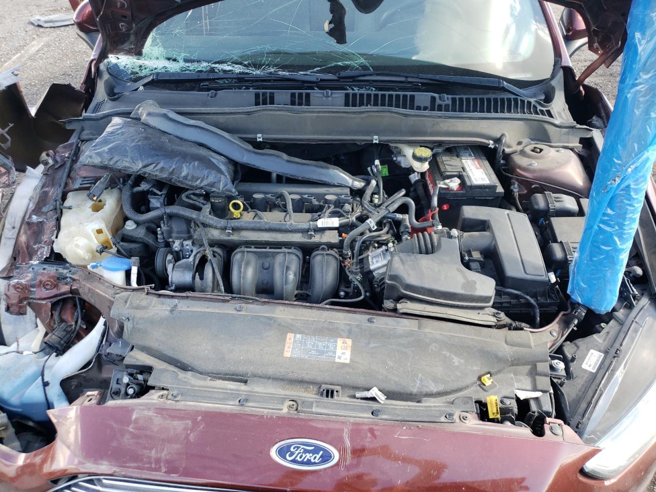 Photo 7 from auction – 2016 FORD FUSION S with VIN 3FA6P0G70GR338376