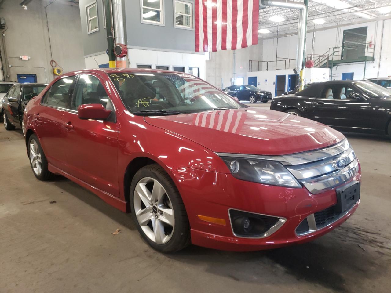 FORD FUSION SPO 2010 with VIN 3FAHP0DC3AR168824 - Photo from auction