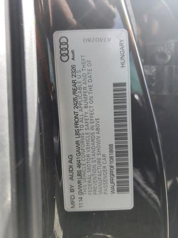 AUDI S3 PRESTIG 2015 with VIN WAUFFGFF0F1081868 - Photo from auction