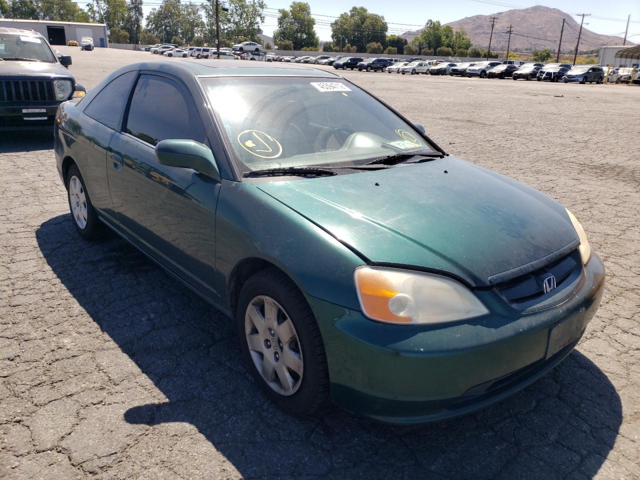 HONDA CIVIC SI 2001 with VIN 1HGEM22971L062840 - Photo from auction