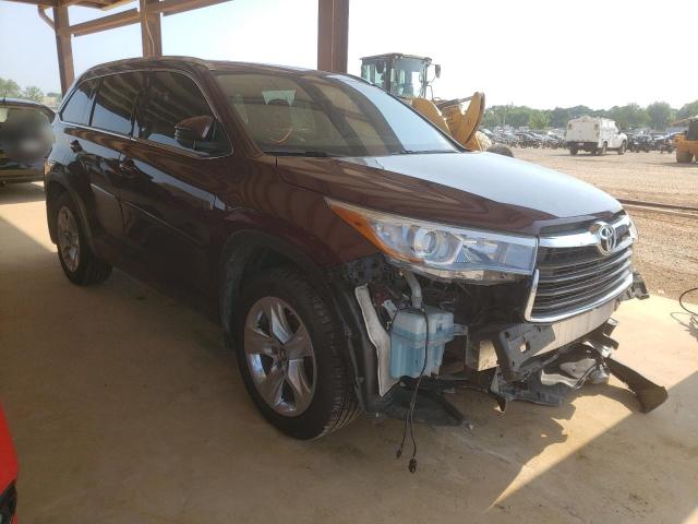 TOYOTA HIGHLANDER 2016 with VIN 5TDDKRFH3GS272255 - Photo from auction
