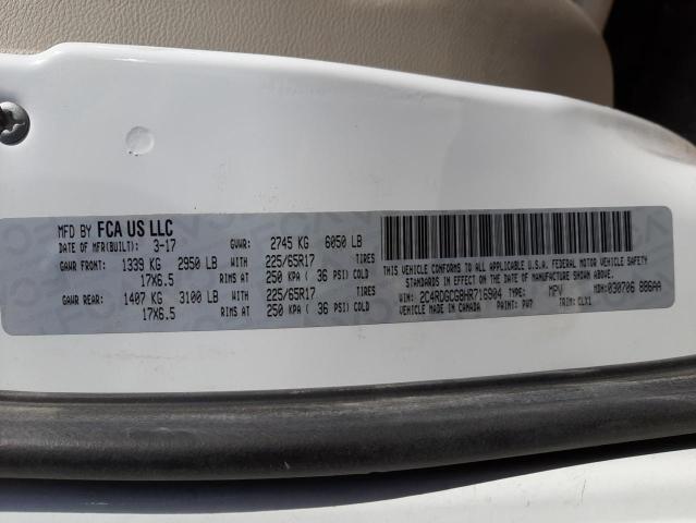 Photo 10 from auction – 2017 DODGE GRAND CARA with VIN 2C4RDGCG8HR716904