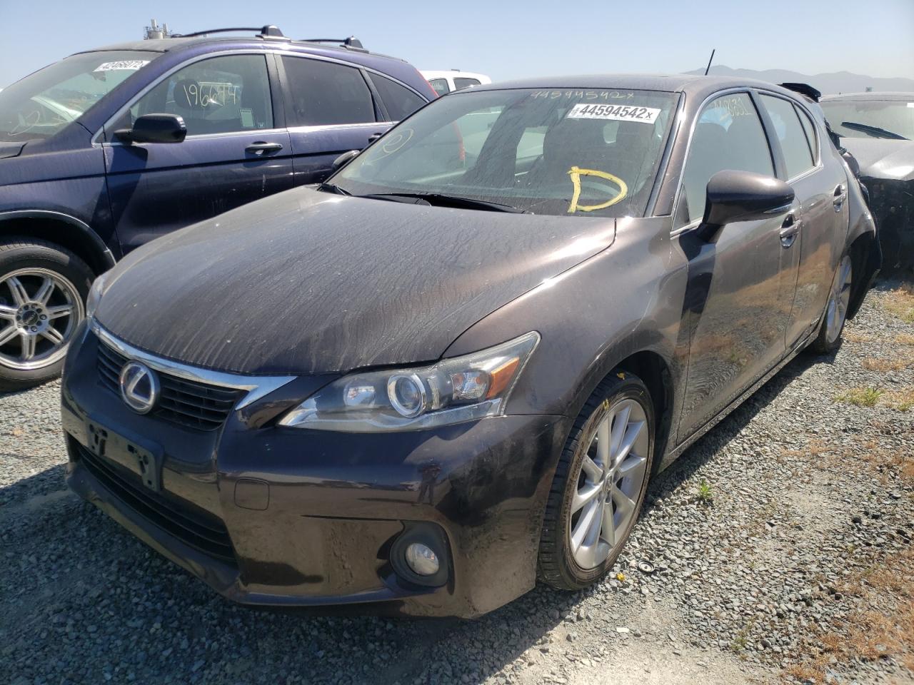 Photo 2 from auction – 2012 LEXUS CT 200 with VIN JTHKD5BH1C2055156