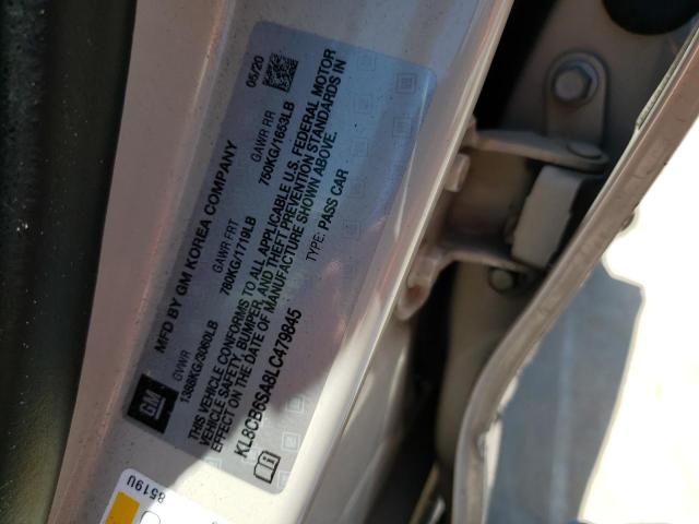 Photo 10 from auction – 2020 CHEVROLET SPARK LS with VIN KL8CB6SA8LC479845