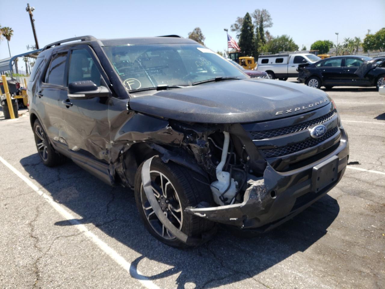 FORD EXPLORER S 2015 with VIN 1FM5K8GT1FGC33962 - Photo from auction