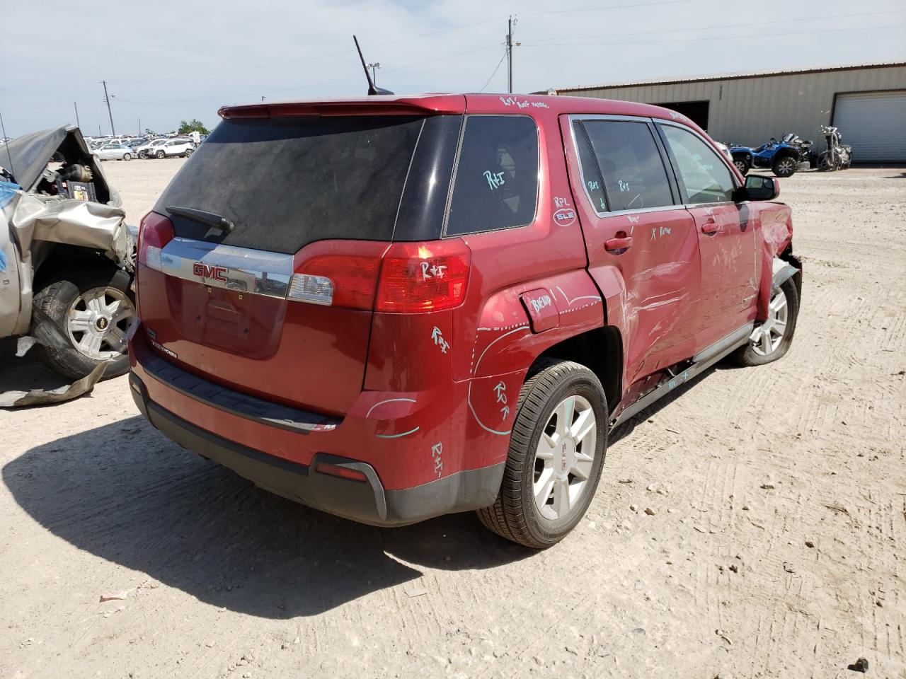 Photo 4 from auction – 2013 GMC TERRAIN SL with VIN 2GKALMEK5D6224640