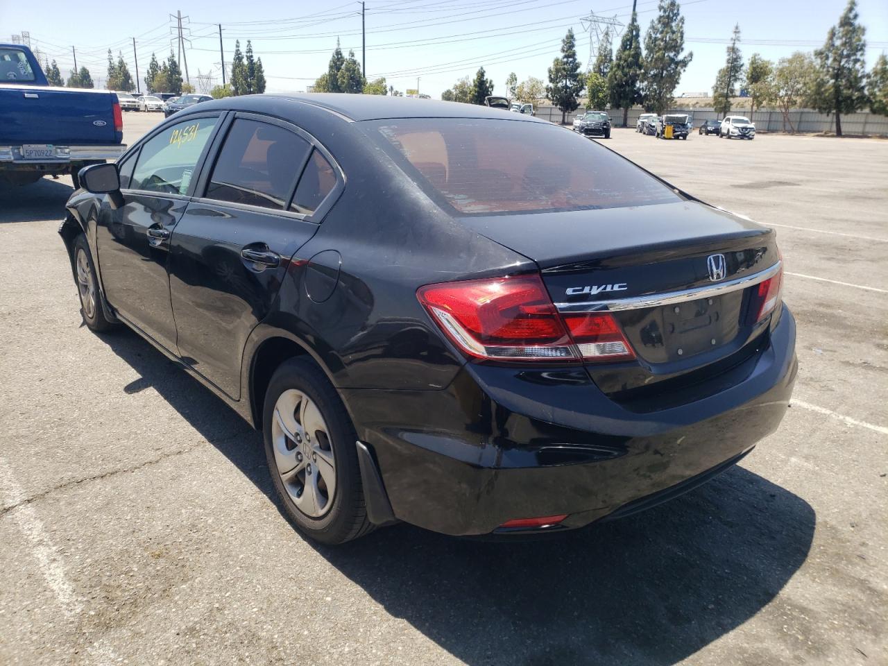 Photo 3 from auction – 2014 HONDA CIVIC LX with VIN 19XFB2F50EE238450