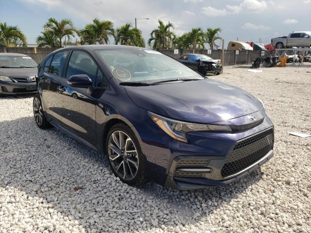TOYOTA COROLLA SE 2021 with VIN 5YFS4MCE6MP080069 - Photo from auction