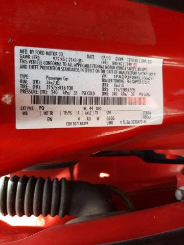 Photo 10 from auction – 2014 FORD FOCUS SE with VIN 1FADP3F29EL105817